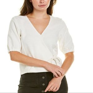 Madewell Texture & Thread White Shirt Size Large